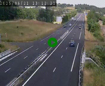 Caméra autoroutière France - A75, Coren, en direction de Montpellier