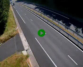 Caméra autoroute A75 à hauteur du col des Issartets en direction de Montpellier
