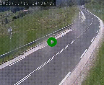 Webcam routière au niveau du col de la Chavade en Ardèche, sur la N102 à 1266 mètres d'altitude
