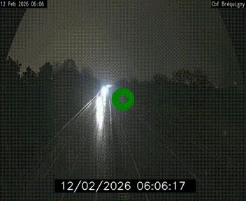 Webcam sur le périphérique de Rennes (N136) à hauteur du quartier Bréquigny, au sud de la ville