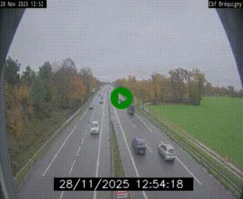 Webcam sur le périphérique de Rennes (N136) à hauteur du quartier Bréquigny, au sud de la ville