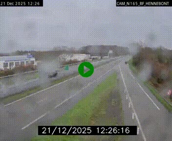 Webcam sur la N165 à hauteur de Hennebont, au nord de Lorient