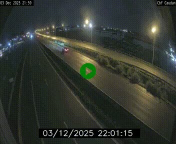 Webcam sur la N165 à hauteur de Caudan, dans le Morbihan.