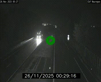 Webcam sur le périphérique de Rennes (N136) à hauteur de Maurepas, au nord de la ville