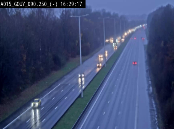 Webcam autoroute Belgique - Gouy-lez-piéton - E42 - BK 90.3