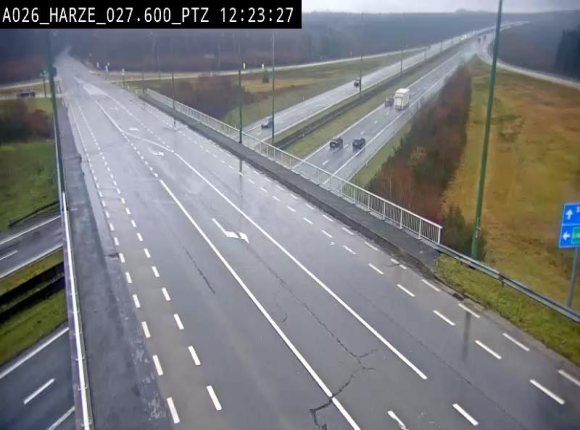 Caméra autoroute Belgique - Sougné-Remouchamps,E25 direction Luxembourg