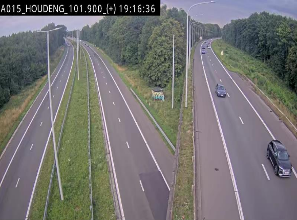 Webcam autoroute Belgique - Houdeng-Goegnies - Jonction E19/E42 direction Tournai/Mons - BK 101.85