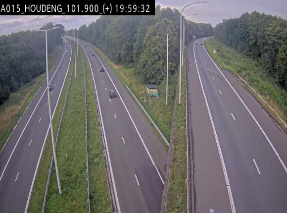 Webcam autoroute Belgique - Houdeng-Goegnies - Jonction E19/E42 direction Tournai/Mons - BK 101.85