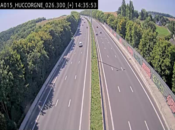 Webcam autoroute Belgique - Viaduc de Huccorgne - E42 