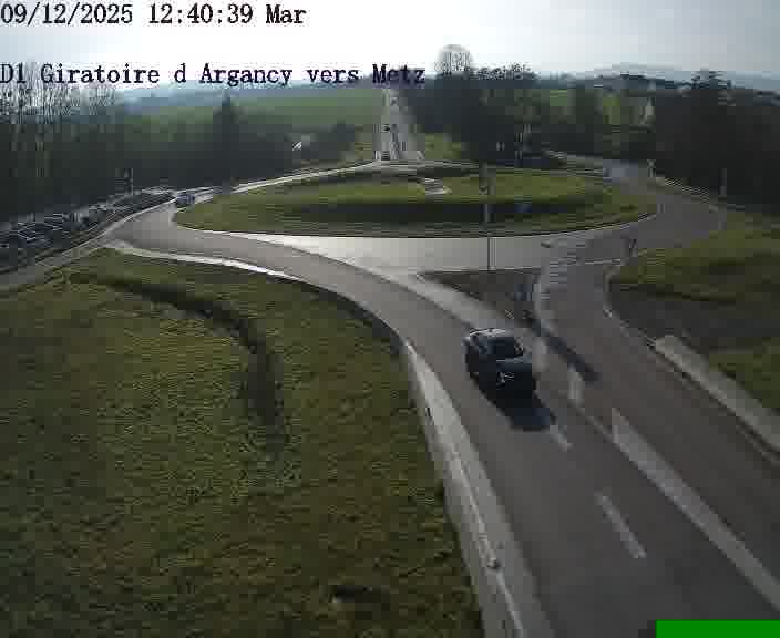 Webcam installée le long de D1 (France) à Argancy, pointée vers Metz, utile pour suivre précisément les conditions de trafic.