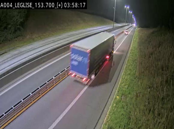 Webcam autoroute E411 à hauteur de Léglise, en direction de Luxembourg