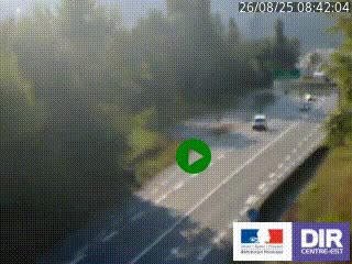 Webcam info trafic à proximité de Vizille sur la N85, au niveau du point de vue du Saut du Moine à Champagnier