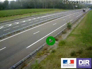 Webcam autoroute sur l'A77 à hauteur de Pouilly-sur-Loire en direction de Nevers