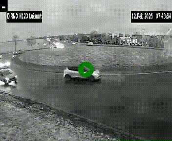 Webcam en périphérie de Chartres sur la N123, à hauteur de Luisant. Vue orientée vers Chartres