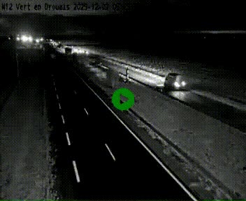 Webcam à hauteur de Vert-en-Drouais sur la N12, en périphérie de Dreux. Vue orientée vers Alençon