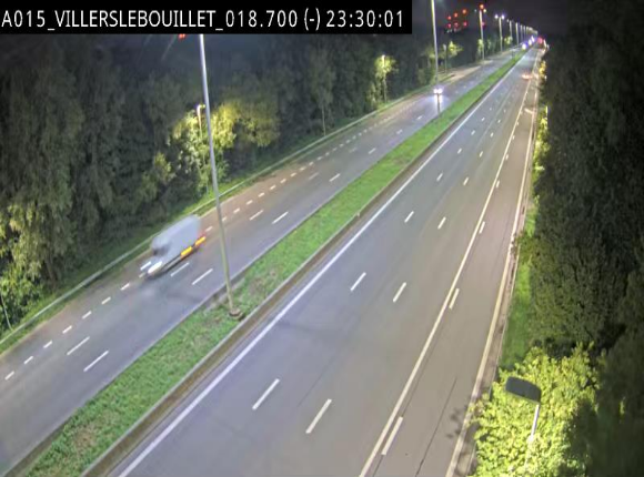 Webcam autoroute Belgique - Villers-le-Bouillet - E42 direction Liège - BK 18.7