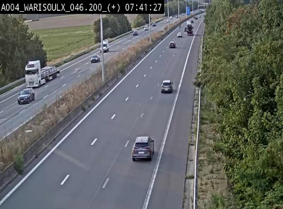 Webcam autoroute Belgique - Warissoulx - E411 - BK 46.2