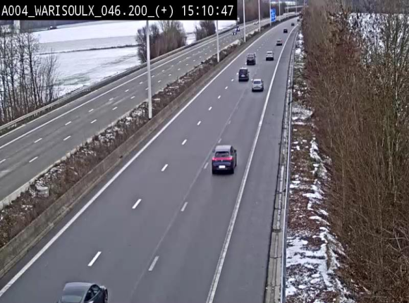 Webcam autoroute Belgique - Warissoulx - E411 - BK 46.2
