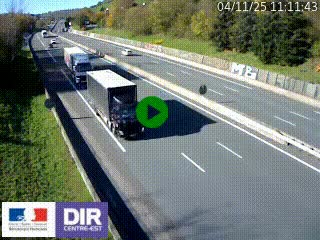 Webcam routière à Saint-Etienne-Terrenoire sur la RN88 avant la jonction entre l'A72 et le Boulevard Périphérique de Saint-Etienne