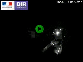 Caméra trafic à Meylan sur la Rocade-Sud de Grenoble en direction d'Aix-en-Provence