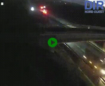 Webcam sur A84 à hauteur de Pont-Farcy, au niveau du pont autoroutier sur la Vire, au sud de Saint-Lô