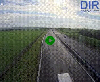 Webcam sur A84 à hauteur de l'échangeur de Poilley avec la N175, au sud d'Avranches