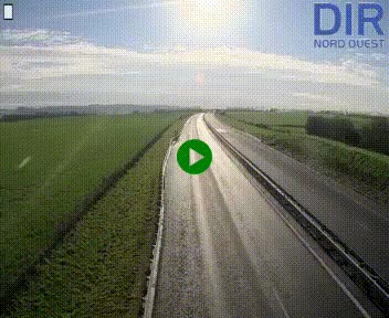 Webcam sur A84 à hauteur de l'échangeur de Poilley avec la N175, au sud d'Avranches