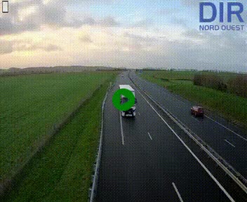 Webcam sur A84 à hauteur de l'échangeur de Poilley avec la N175, au sud d'Avranches