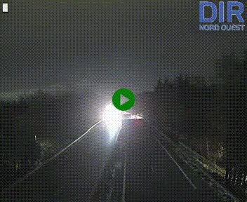 Webcam sur le périphérique de Caen (N814) à l'est de la ville, à Mondeville hauteur de la sortie 2, Presqu'île-Rives de l'Orne, au bout de l'autoroute A13