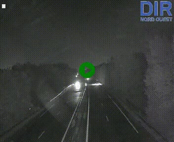 Webcam sur le périphérique de Caen (N814) à l'est de la ville, à Mondeville hauteur de la sortie 2, Presqu'île-Rives de l'Orne, au bout de l'autoroute A13