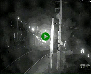 Webcam au carrefour de la croisade, à la jonction entre la N22 et la N320, avant le poste de douane franco-andorrane. Webcam à 1790 mètres d'altitude