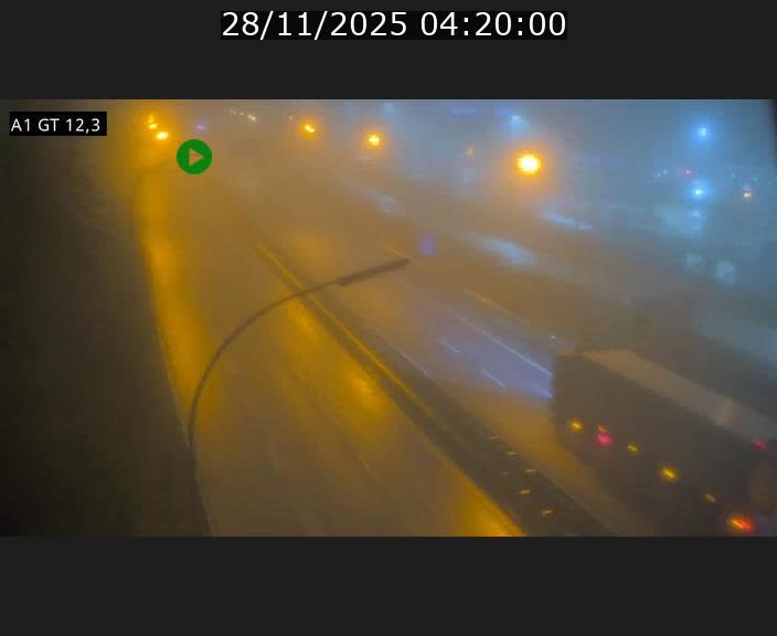Traffic live webcam Luxembourg Senningerberg - A1 direction Allemagne - BK 12.3