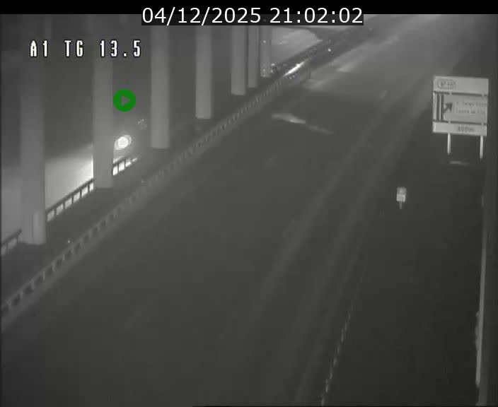 Traffic live webcam Luxembourg Senningen - A1 direction Luxembourg - BK 13.5