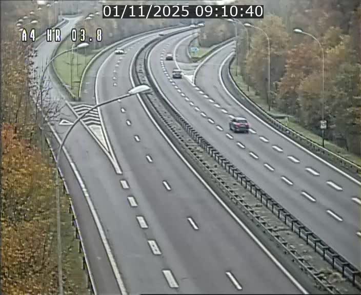 Webcam traffic A4 Luxembourg - BK 3.8 - Leudelange (direction Esch sur Alzette)