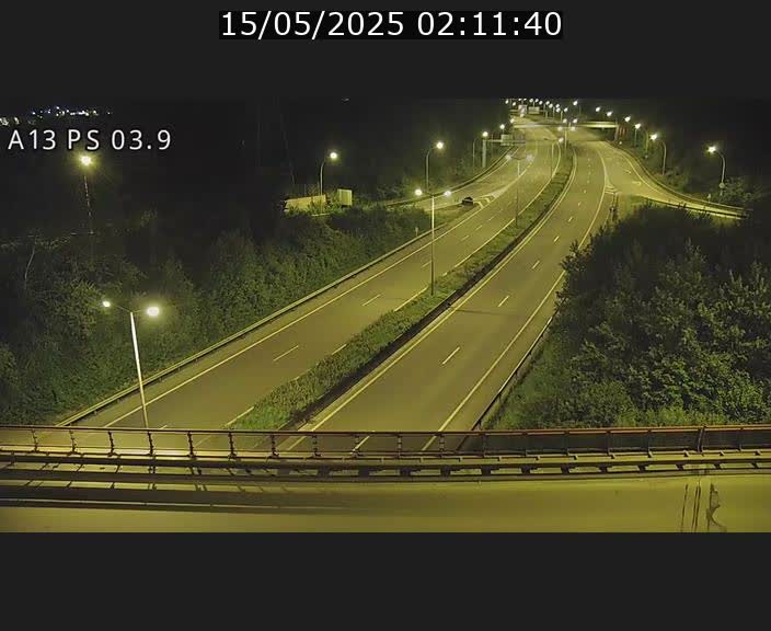 Traffic live webcam Luxembourg Ehlerange - A13 direction Esch-sur-Alzette - BK 6.8