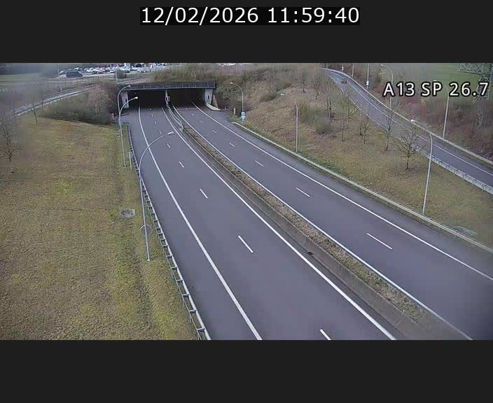 Traffic live webcam Luxembourg Frisange - A13 direction Luxembourg-ville - BK 26.7