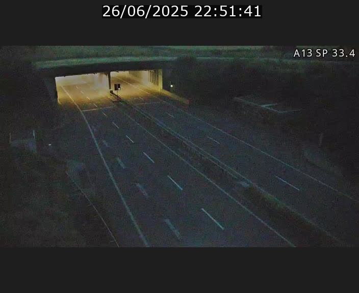 Webcam trafic sur A13 à hauteur d'Altwies en direction de Mondorf-les-bains et en provenance de l'Allemagne