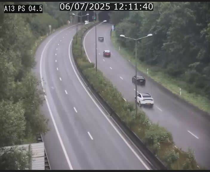 Traffic live webcam Luxembourg Differdange - A13 direction Esch-sur-Alzette - BK 4.5