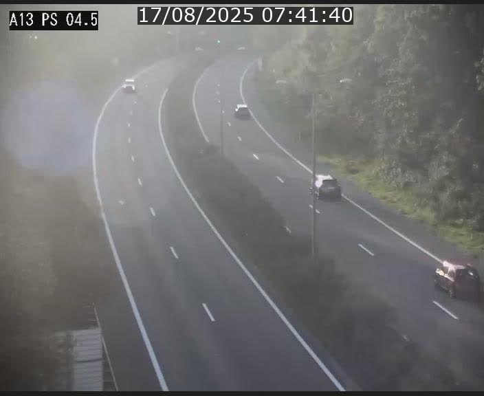 Traffic live webcam Luxembourg Differdange - A13 direction Esch-sur-Alzette - BK 4.5