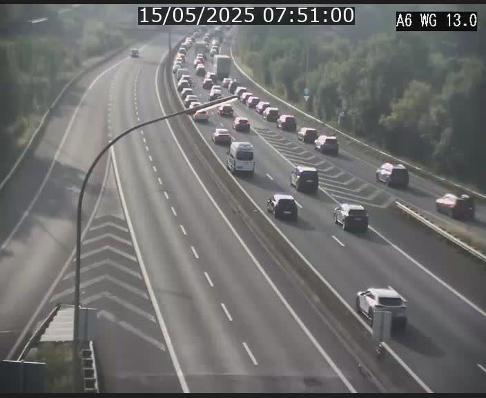 Traffic live webcam Luxembourg Mamer - A6 - BK 13 - direction Luxembourg/France/Allemagne