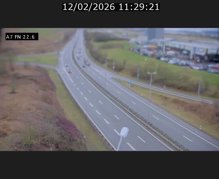 Caméra trafic Luxembourg - A7, Colmar-berg direction Mersch