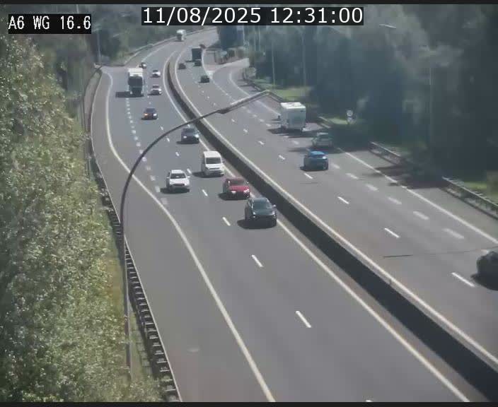 Traffic live webcam Luxembourg Aire de Capellen - A6 - BK 16.6 - direction Luxembourg/France/Allemagne