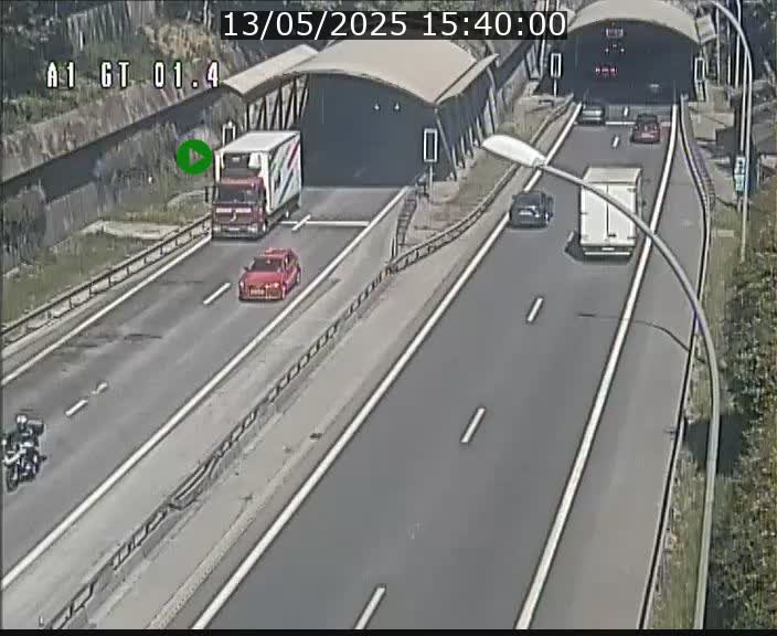 Traffic live webcam Luxembourg Hesperange - A1 direction Kirchberg - BK 1.4