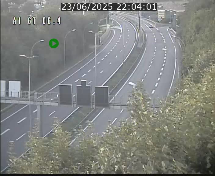 Traffic live webcam Luxembourg Hamm - A1 direction Sandweiler - BK 6.4