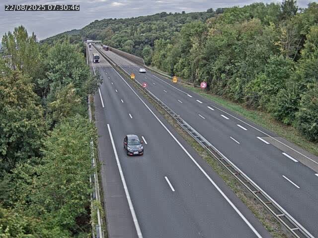 Caméra autoroute France - A30, Hayange direction Metz