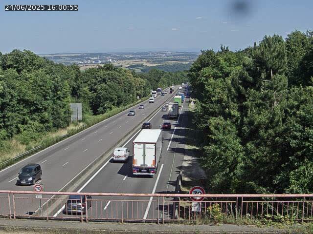 Caméra autoroute France - A33, Houdemont direction Lunéville