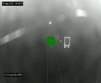 Webcam routière à la fin de la N10, en périphérique ouest d'Angouleme, proche de la jonction avec l'A10