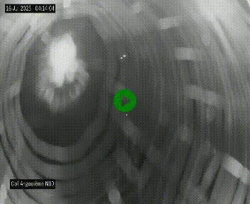Webcam routière à la fin de la N10, en périphérique ouest d'Angouleme, proche de la jonction avec l'A10
