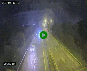 Webcam située à la Rochelle, à la fin de la N237 avant l'accès au péage du Pont de l'Île-de-Ré