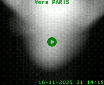 Caméra routière sur l'autoroute A20 à Bessines-sur-Gartempe. Vue orientée vers Paris